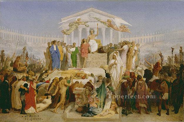Study Age of Augustus Birth of Christ Greek Arabian Jean Leon Gerome Oil Paintings